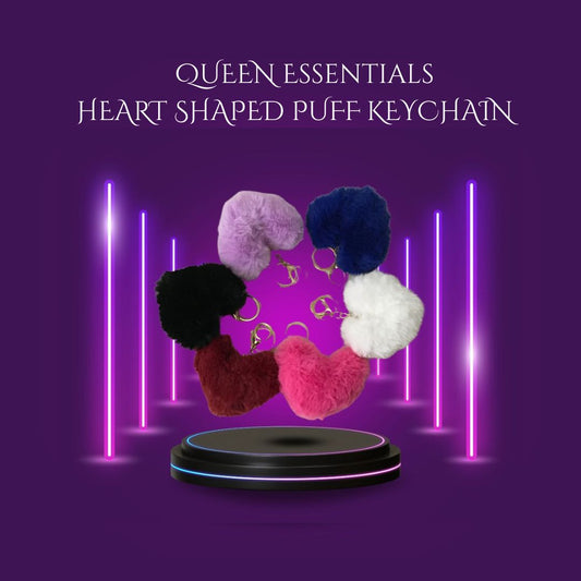 Heart Puff Keychain